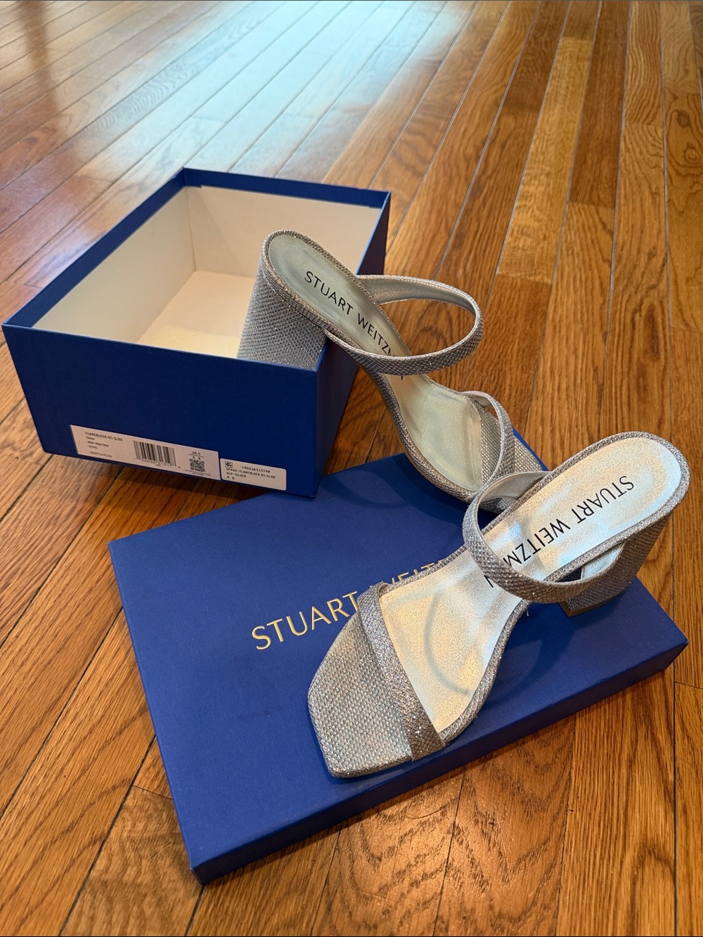 Stuart Weitzman Flareblock Slide